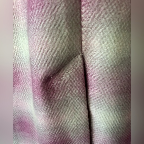 Avec Les Filles Raglan Walking Coat in Dusty Pink Plaid in Women’s Size S - Picture 14 of 16